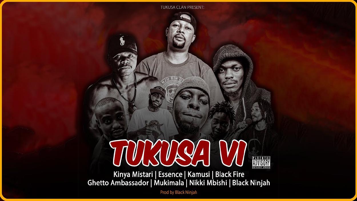 Audio:_Kinya_Mistari_Essence_Kamusi_BlackFire_Ghetto_Mukimala_Nikki_Mbishi_Black_Ninjah_TUKUSA_VI